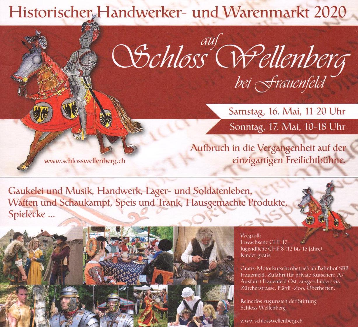 Historischer Handwerker- und Warenmarkt Schloss Wellenberg